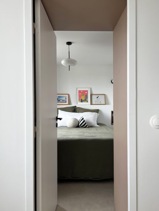 Vue panoramique de l’appartement rénové – intérieur familial et convivial, architecte d’intérieur Villeurbanne