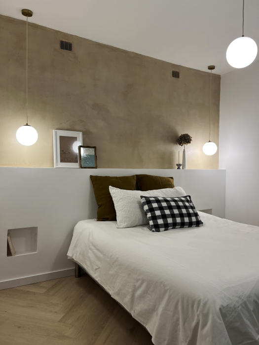 lit double est béton ciré