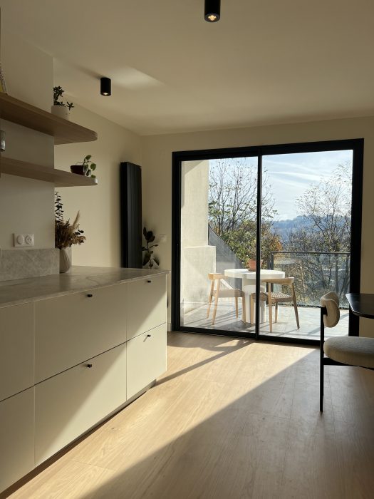 baie vitrée cuisine